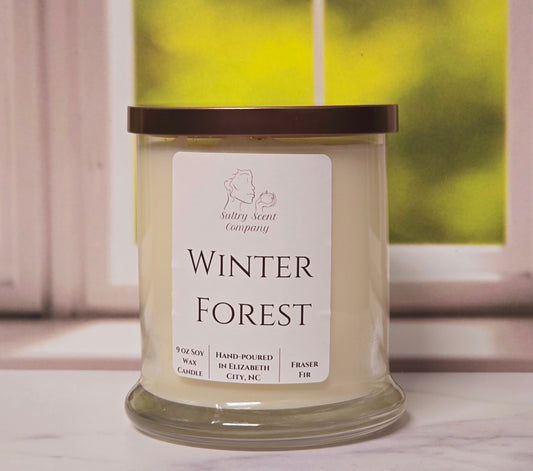 Winter Forest Candle